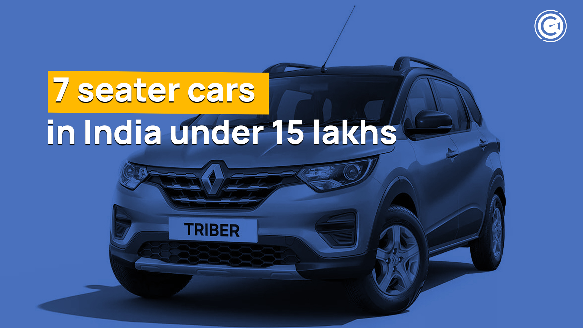 7 seater cars in India under 15 lakhs