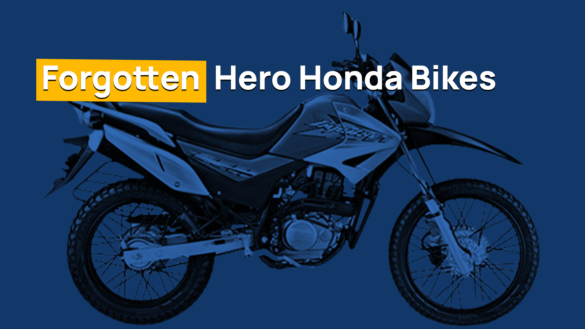 Forgotten Hero Honda Bikes