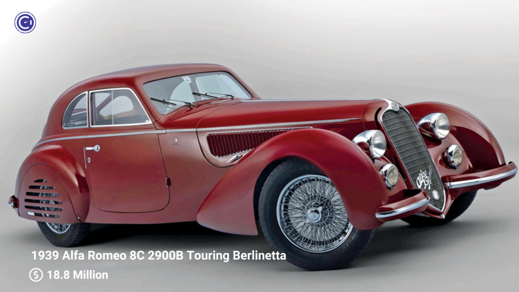 1939 Alfa Romeo 8C 2900B Touring Berlinetta