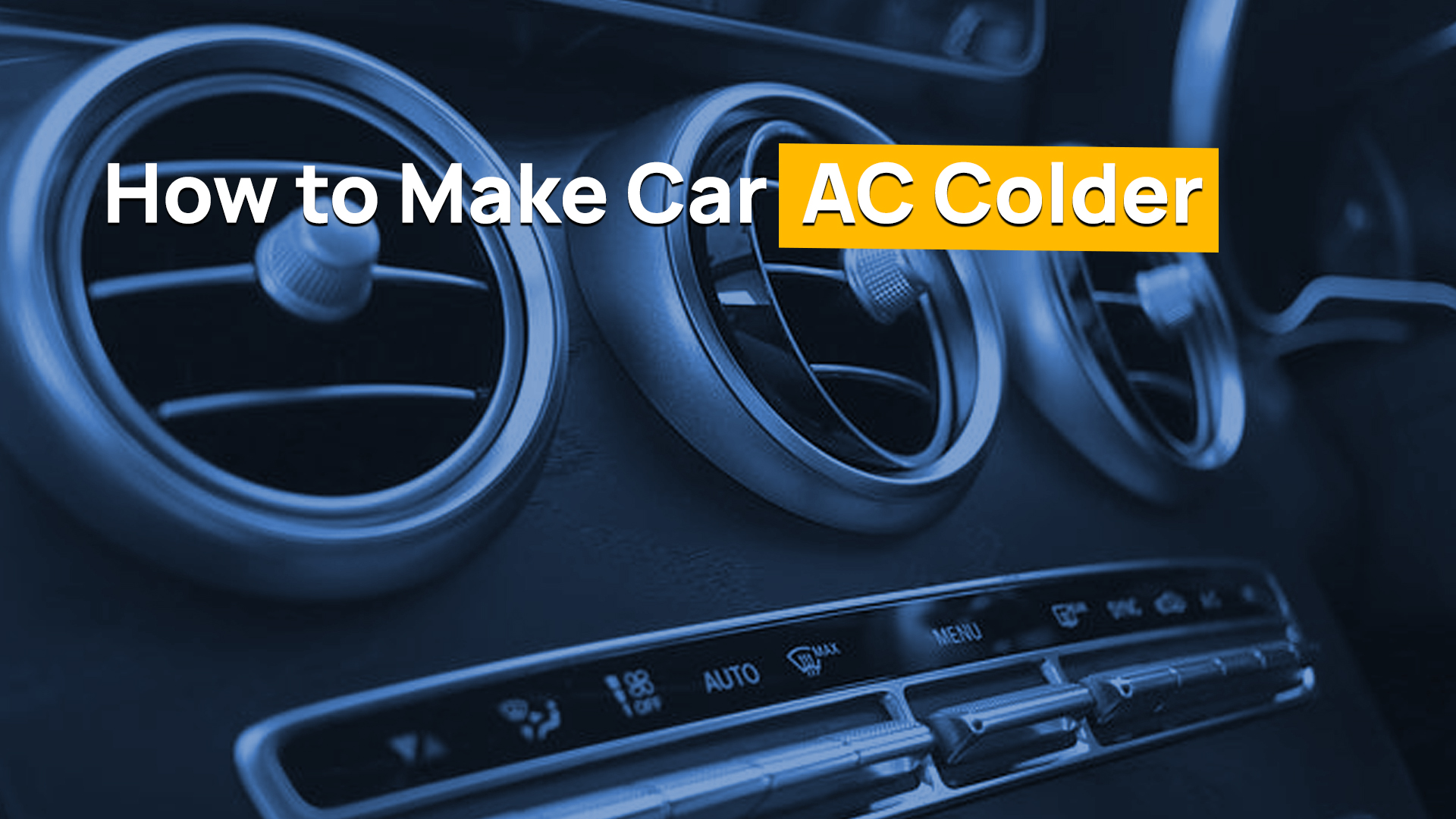 make car ac colder