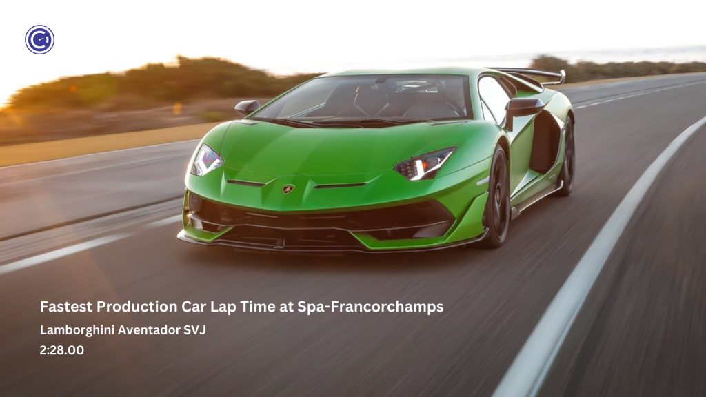 Fastest Production Car Lap Time at Spa-Francorchamps
