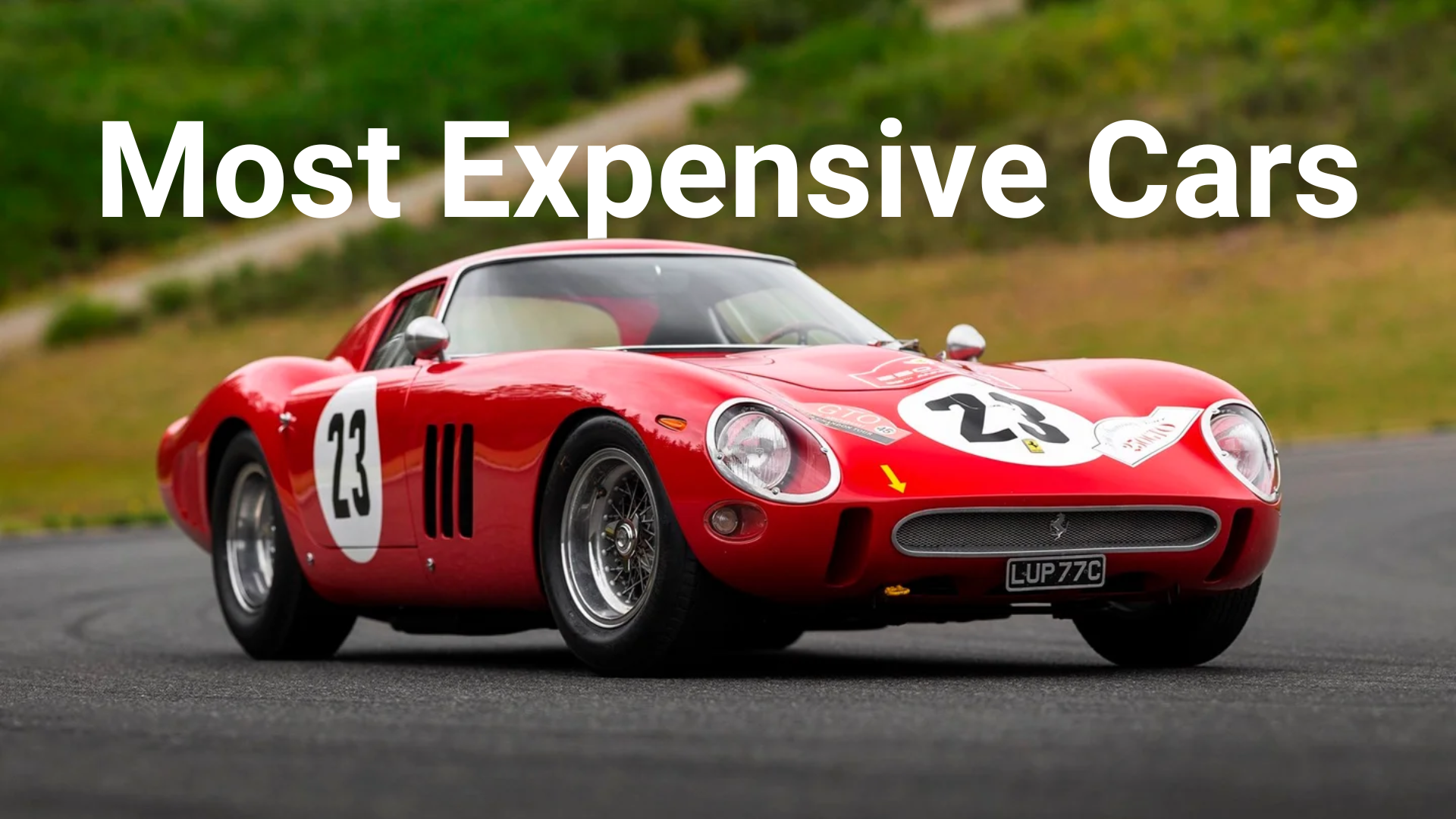 Most Expensive Cars Sold at Auctions
